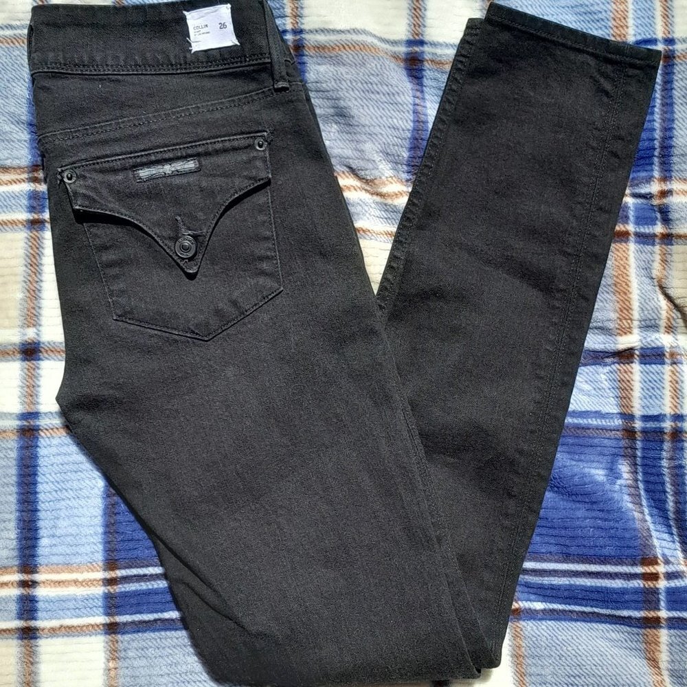 Hudson Jeans - Collin Skinny Style - Black Jeans - Size 26